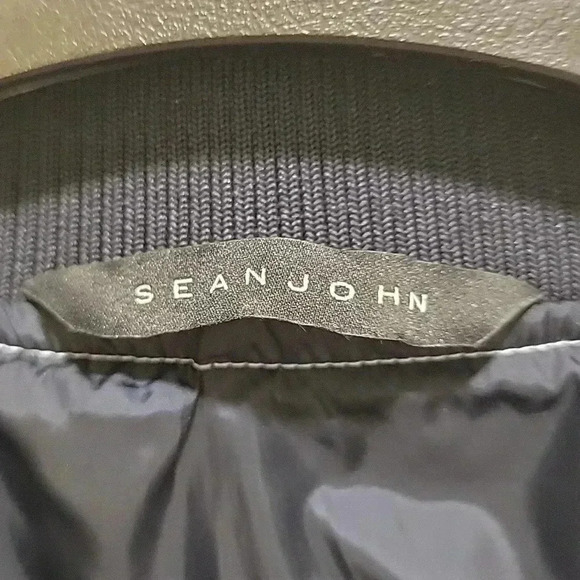 Sean John Metallic Bomber Jacket Size XL - Picture 3 of 9
